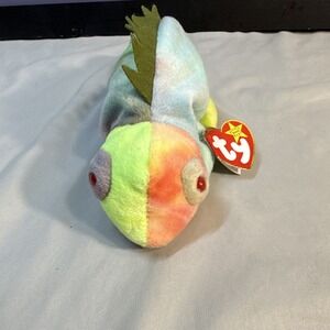 Ty Beanie Babies Iggy Iguana Plush 1997 Vintage, Ages 3+ (4-7 Years)